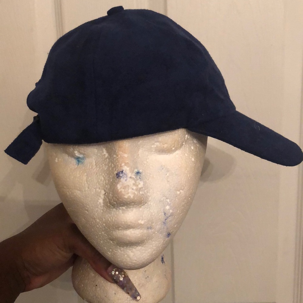 blue baseball cap - Picture 2 of 3